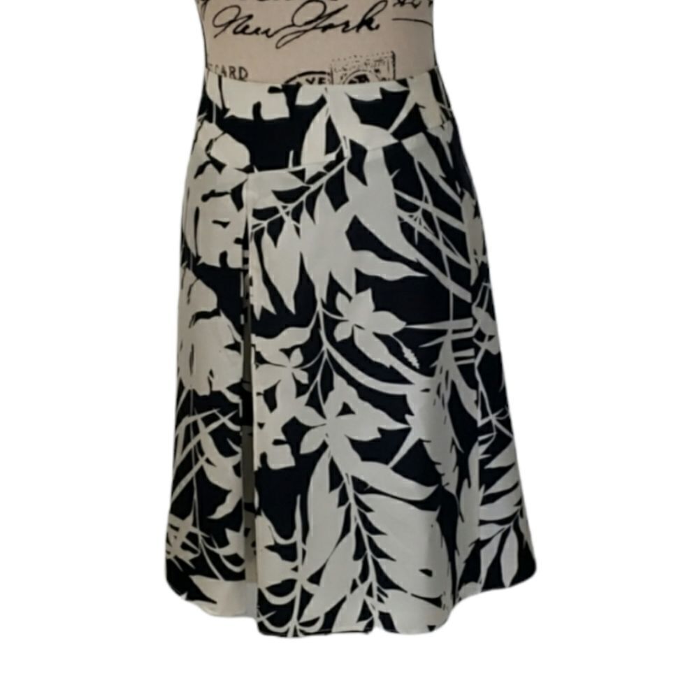 Ann Taylor Silk A line floral skirt